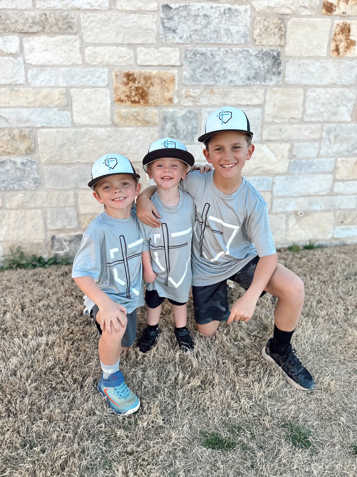 Baseball/Cross Silver Logo - T-shirt